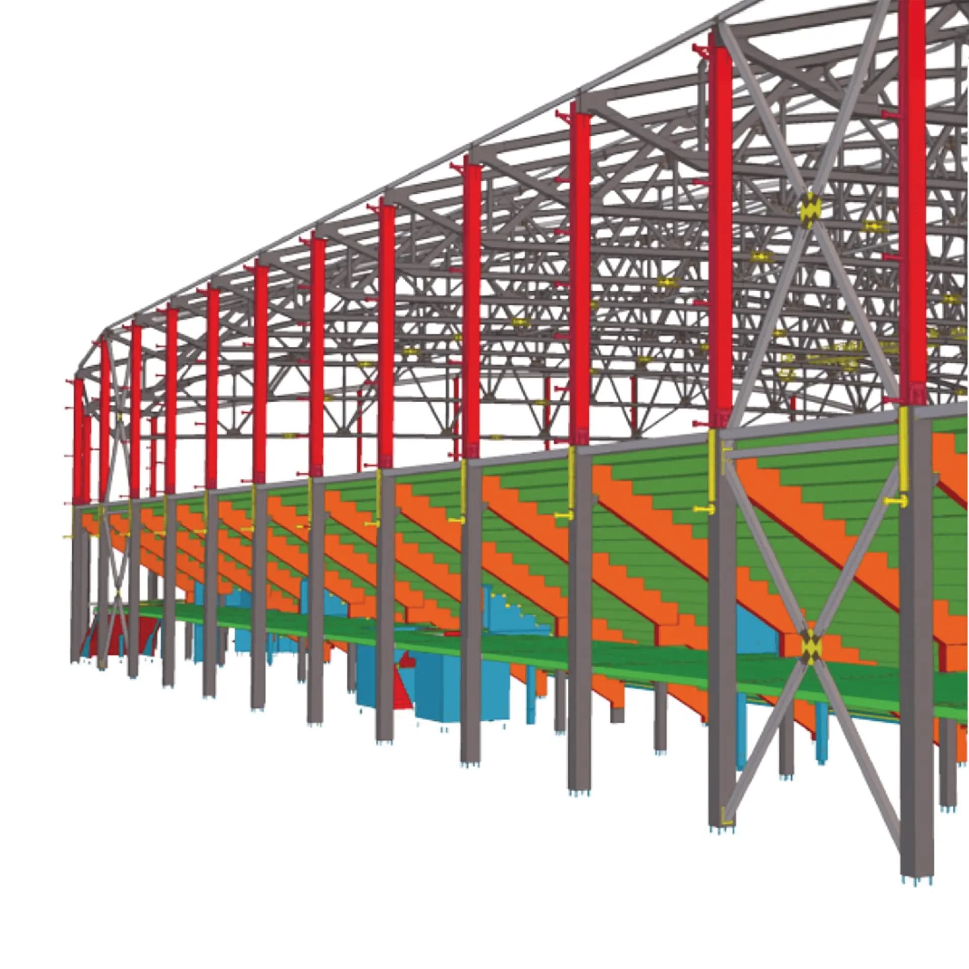 Bleacher Support - New Capitol Gymnasium at Marawi City